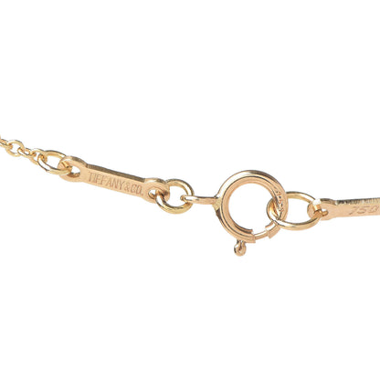 Tiffany 18K Yellow Gold Elsa Peretti Small Open Heart Pendant Necklace 6 of 6