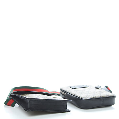 Gucci GG Supreme Monogram Web Belt Bag Black 4 of 11