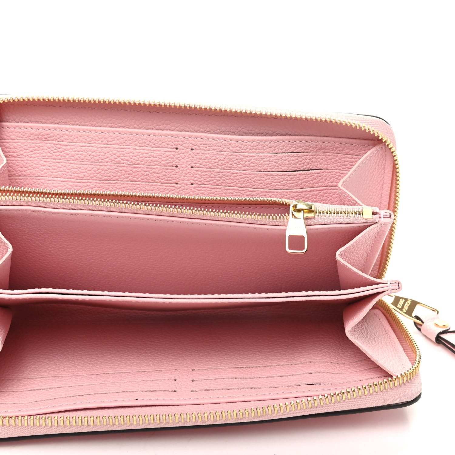 Louis Vuitton Empreinte Monogram Giant By The Pool Zippy Wallet Bouton De Rose 5 of 8
