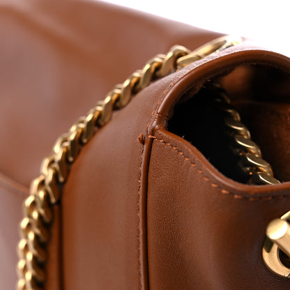Saint Laurent Smooth Calfskin Suede Medium Reversible Monogram Kate Satchel Light Ochre 10 of 16