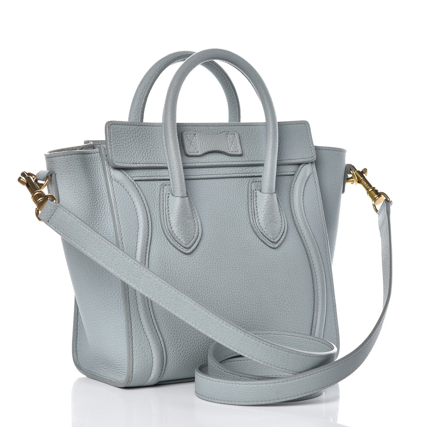 Drummed Calfskin Nano Luggage Cloud