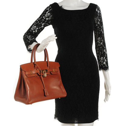 Hermes Box Birkin 30 Noisette 2 of 25