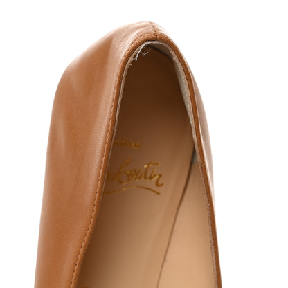 Christian Louboutin Shiny Nappa Ballalla Flats 37 Cafe Creme 8 of 9