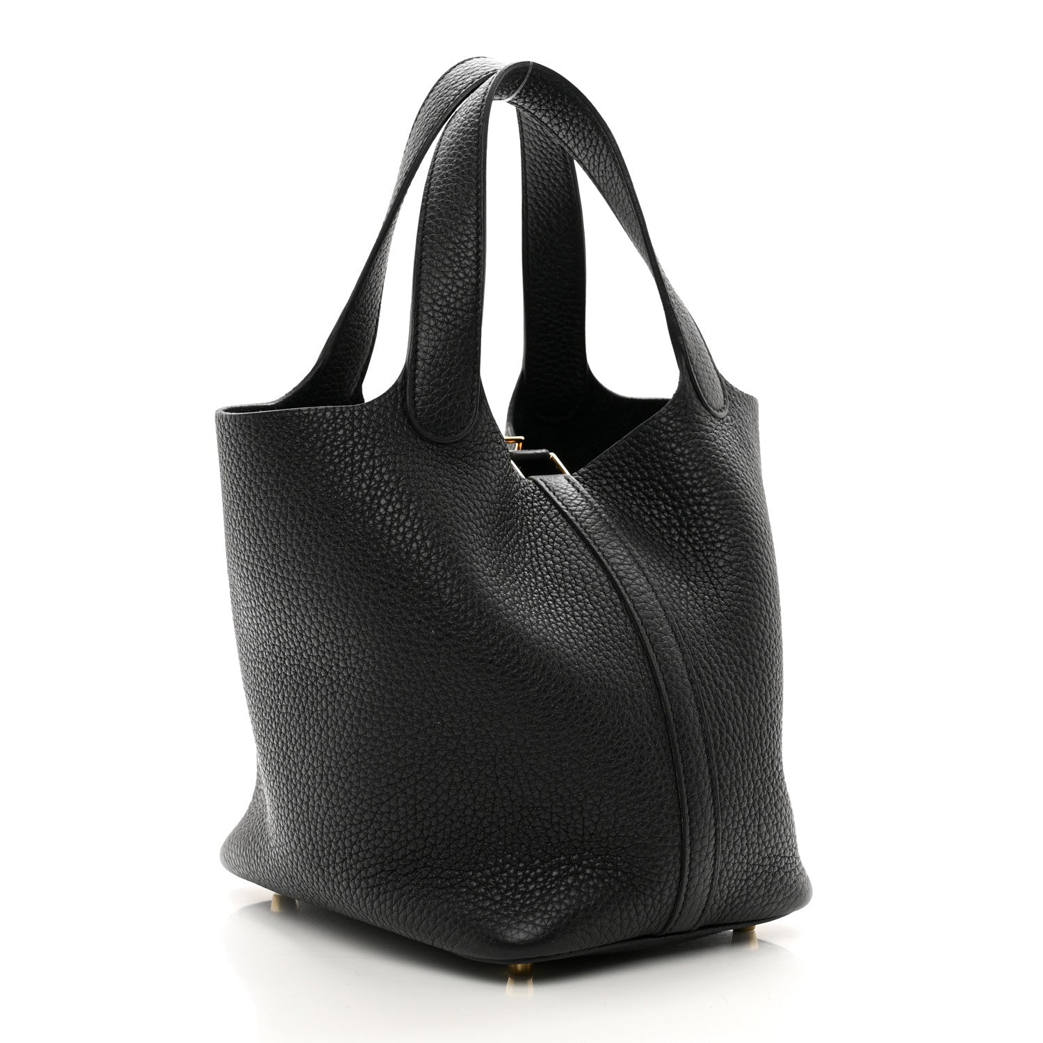 Hermes Taurillon Clemence Picotin Lock 18 PM Black 3 of 11