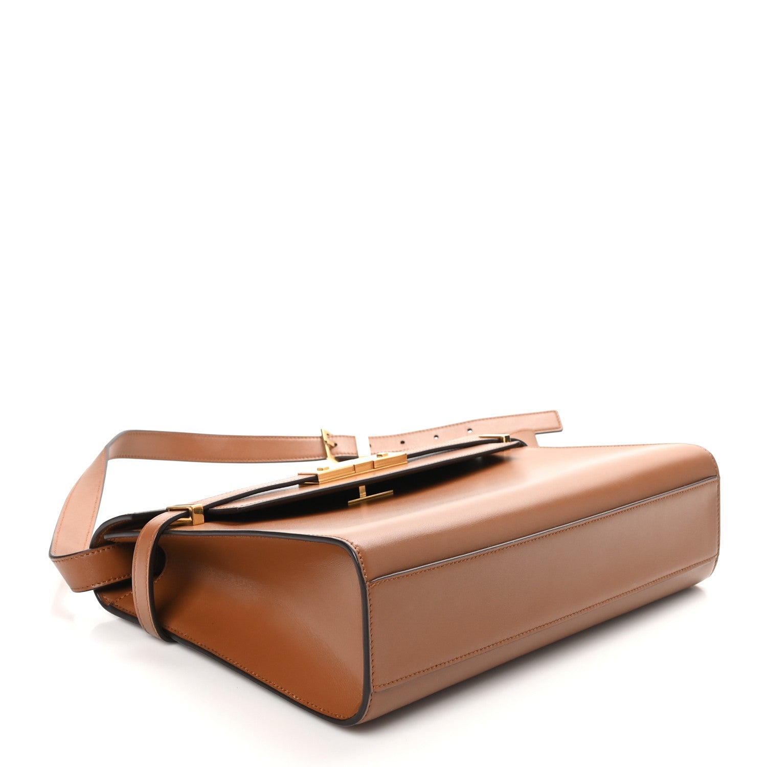Saint Laurent Smooth Calfskin Manhattan Shoulder Bag Brick 4 of 10