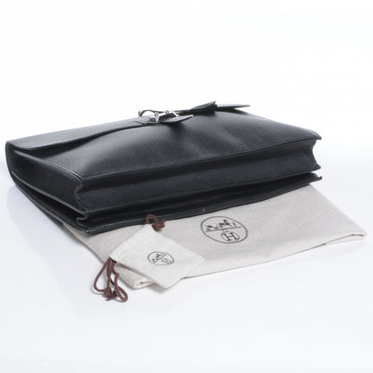 Hermes Veau Togo Sac a Depeche 41 Serviette Briefcase Black 4 of 8