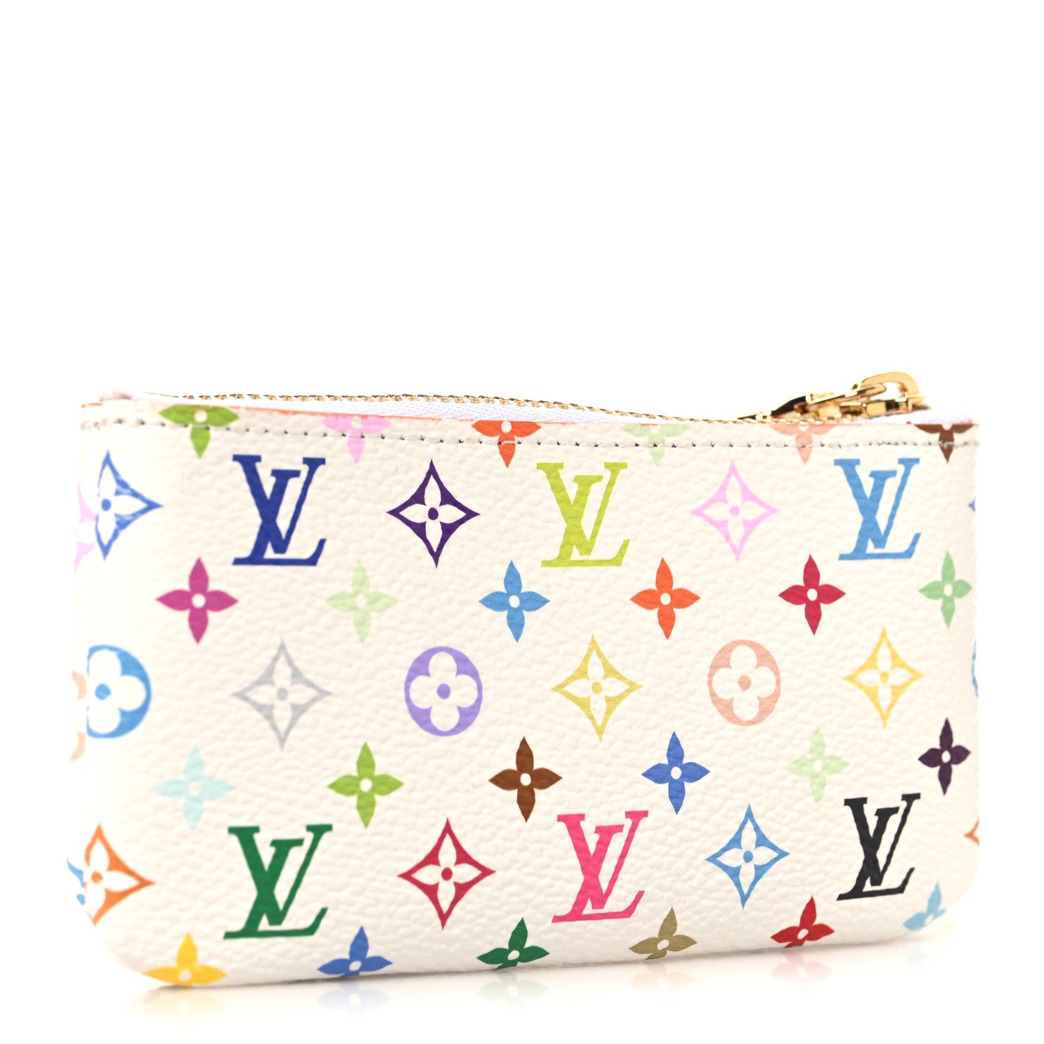 Louis Vuitton LV X TM Monogram Multicolor Key Pouch White 3 of 7