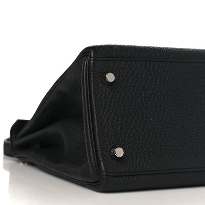 Hermes Togo Kelly Retourne 28 Black 8 of 9