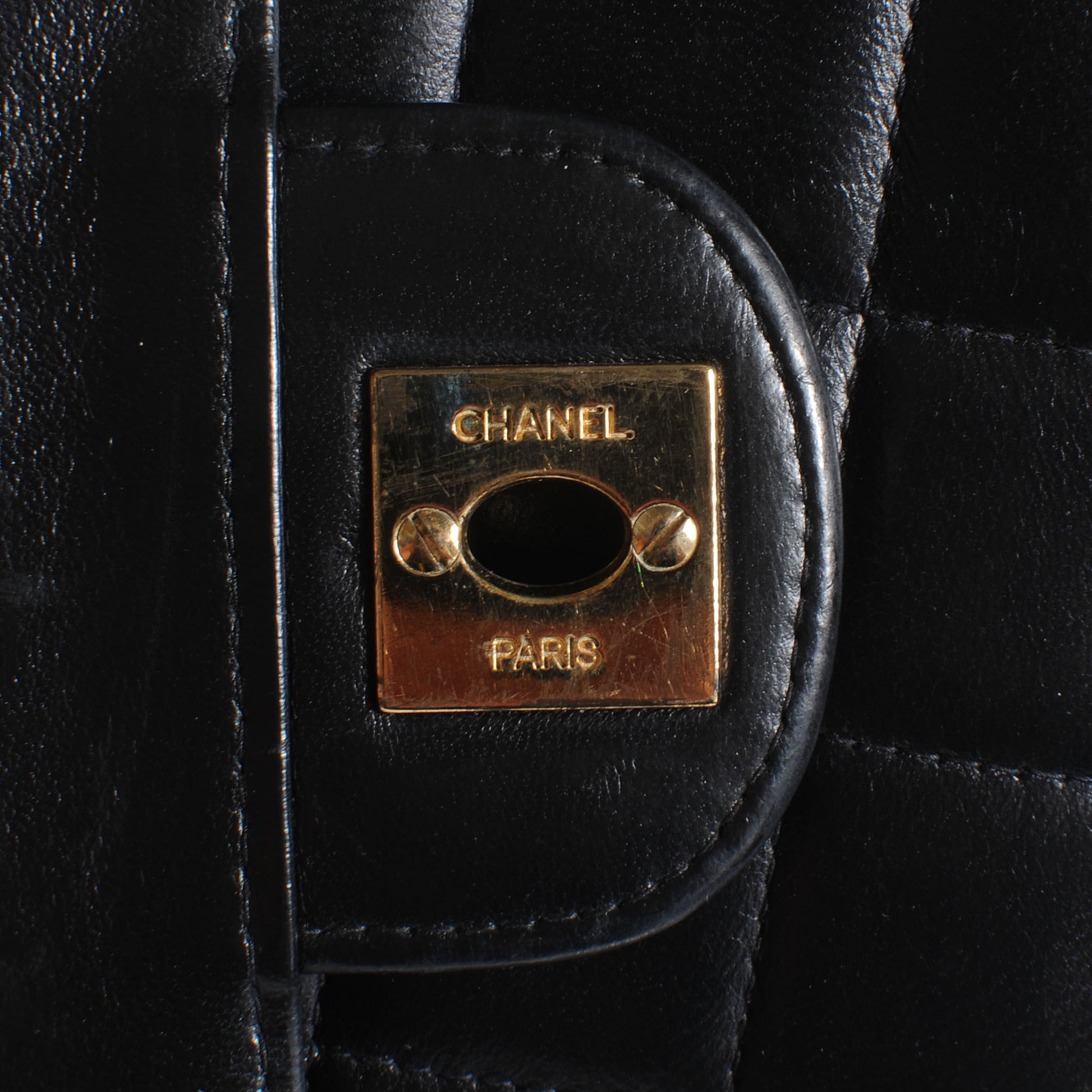 Chanel Lambskin East West Square Quilted Flap Black 7 of 10