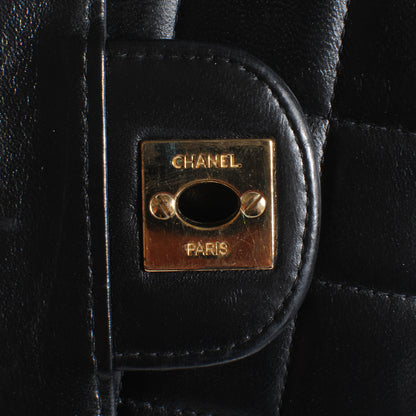 Chanel Lambskin East West Square Quilted Flap Black 7 of 10
