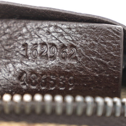 Gucci GG Monogram Double Pocket Belt Bag Dark Brown 8 of 13