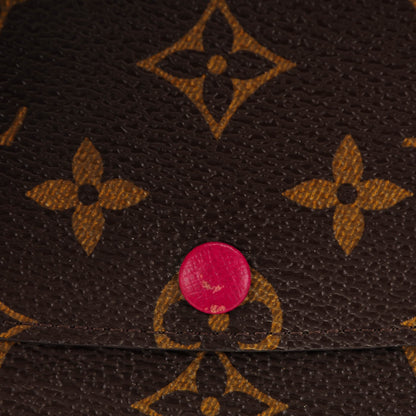Louis Vuitton Monogram Emilie Wallet Fuchsia 8 of 8