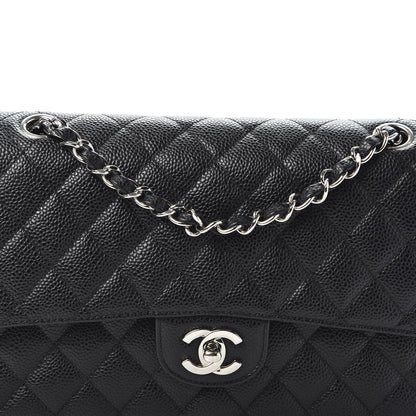 Chanel Caviar Quilted Medium Double Flap Black 9 of 9