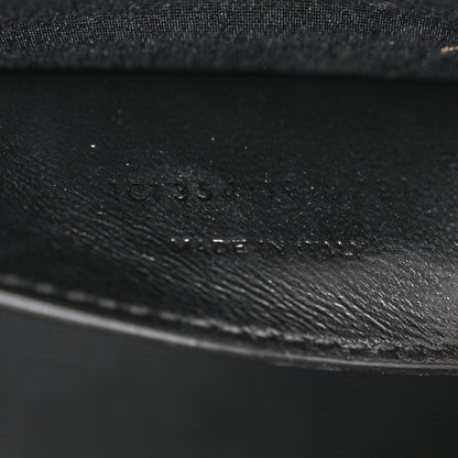 Saint Laurent Calfskin Crocodile Embossed Medium Classic Monogram Kate Tassel Satchel Dark Brown 7 of 15