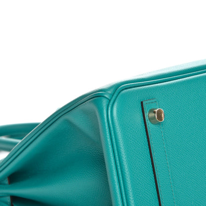 Hermes Epsom Birkin 30 Bleu Paon 7 of 25