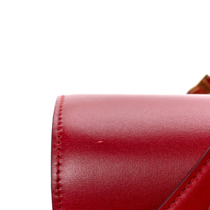 Celine Box Calfskin Teen Classic Box Flap Bag Red 12 of 12