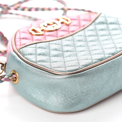 Gucci Laminated Nappa Trapuntata Mini Zumi Dome Shoulder Bag Rosa Lago Rame 8 of 10