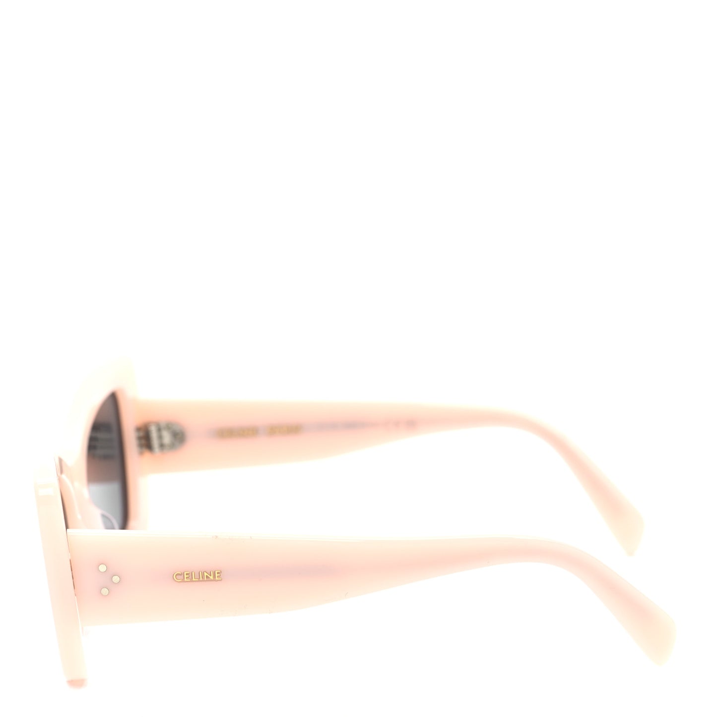 Acetate Butterfly Sunglasses CL402361 Shiny Pink Smoke