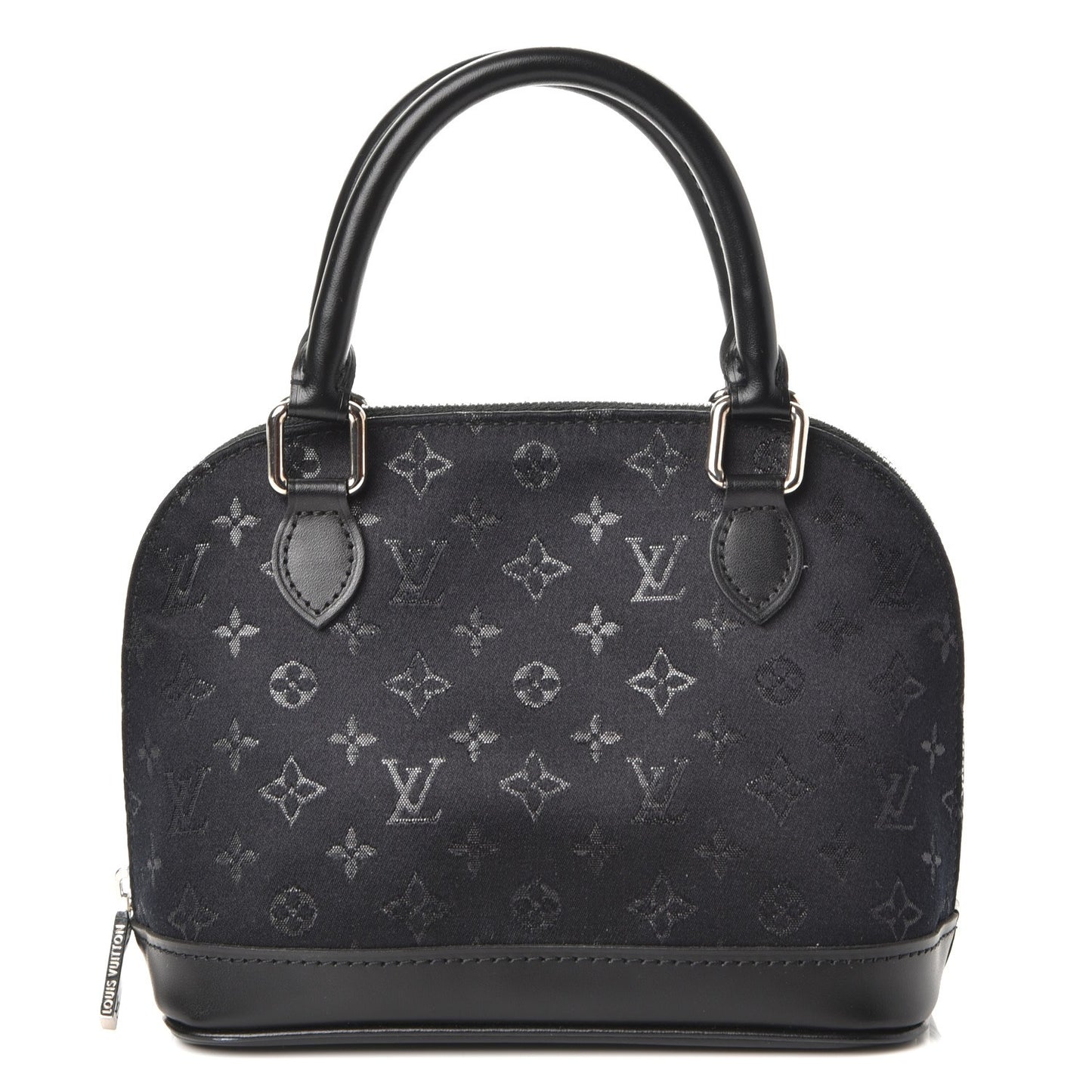 Satin Monogram Little Alma Black