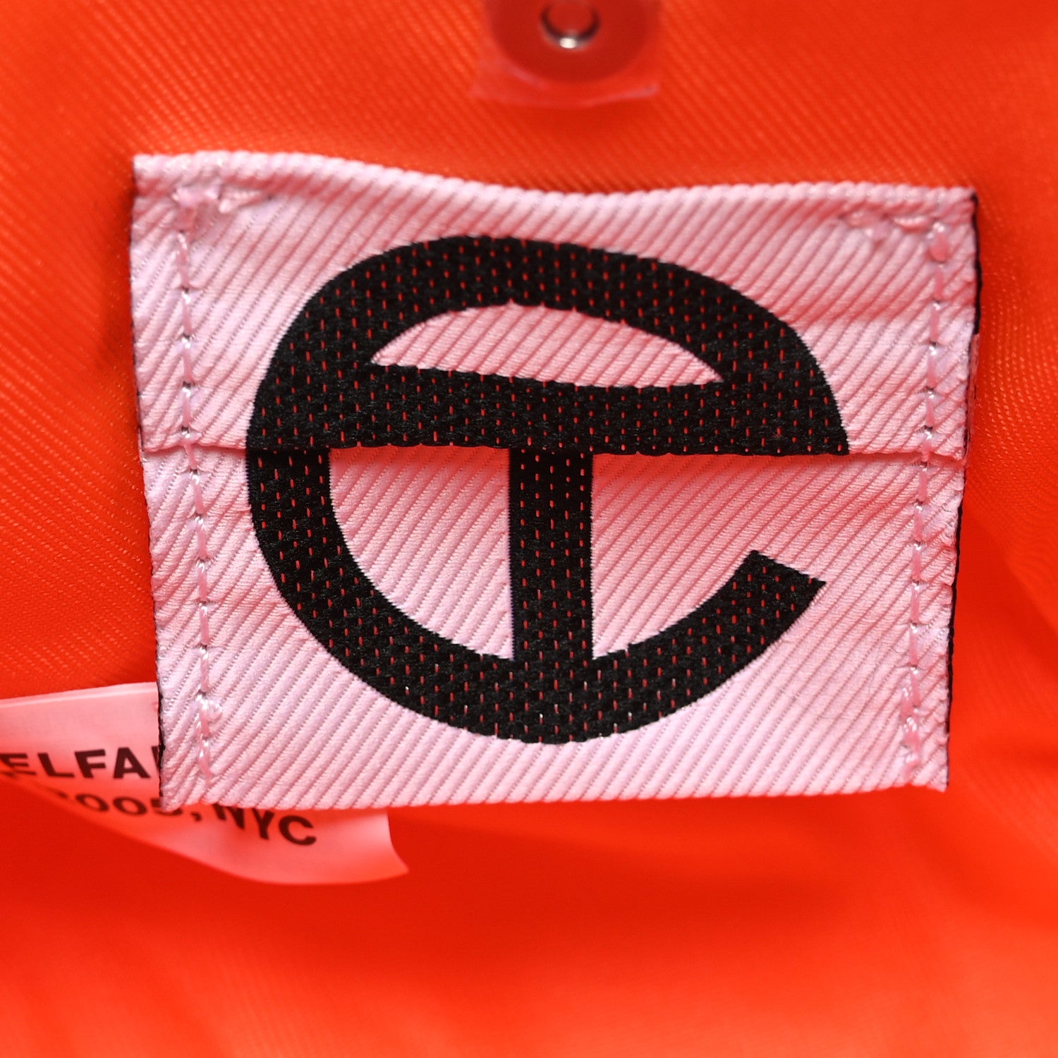 Telfar Vegan Leather Small Shopping Bag Orange 6 of 8