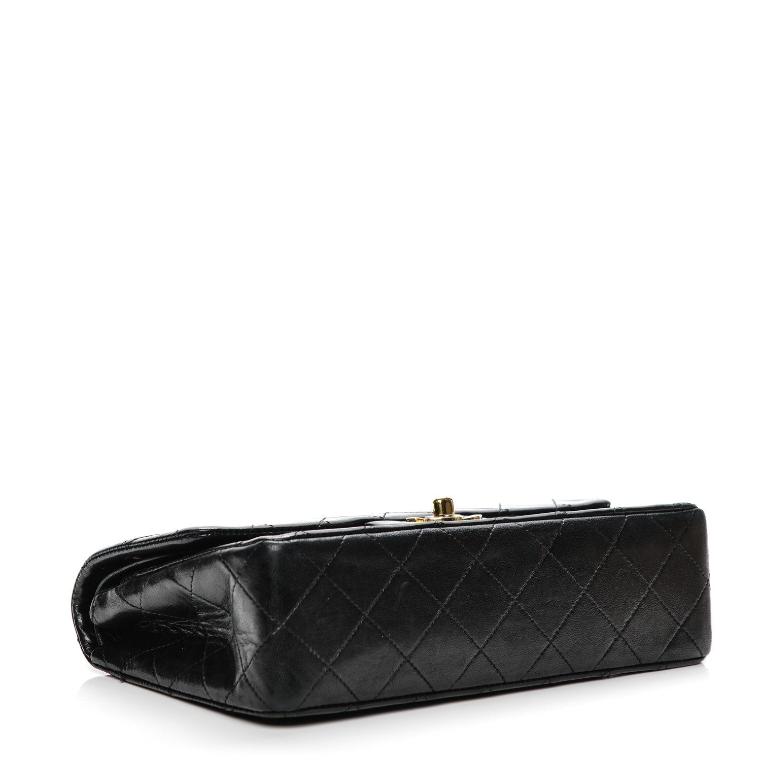 Chanel Lambskin Quilted Small Double Flap Black 3 of 7