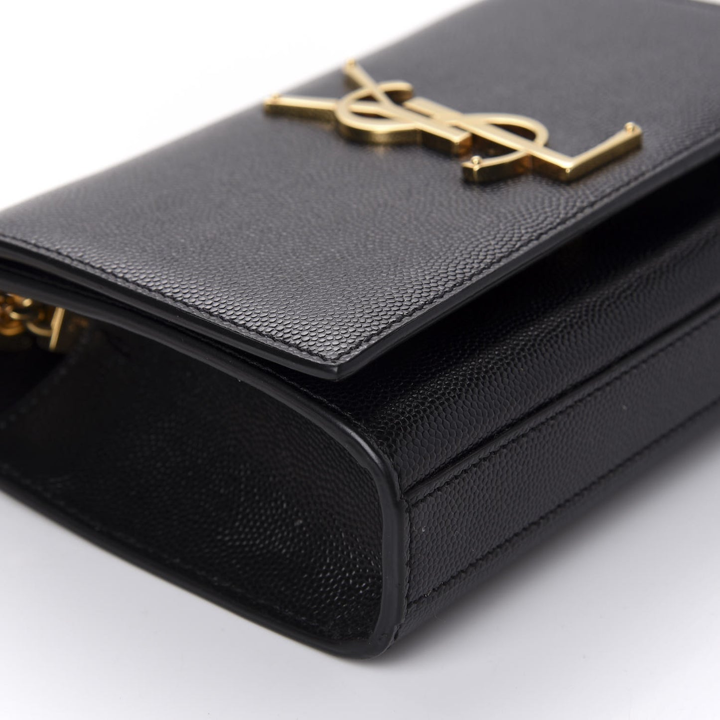 Grain De Poudre Small Monogram Kate Satchel Black