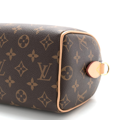 Louis Vuitton Monogram Speedy Bandouliere 20 Black 9 of 10