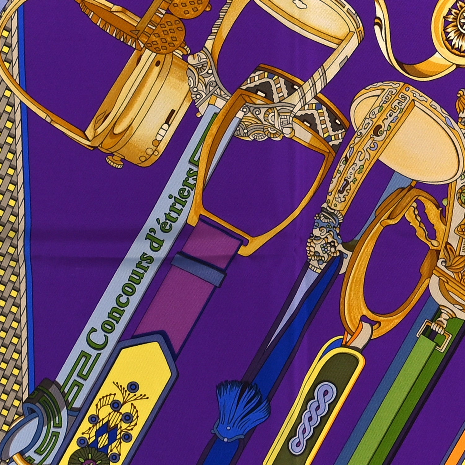 Hermes Silk Concours D'Etriers Scarf 90 2 of 4