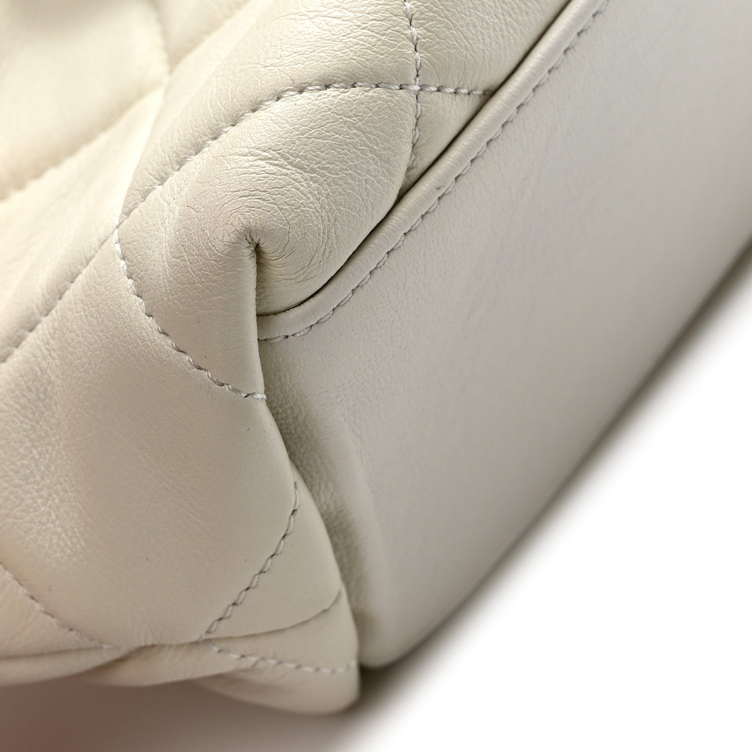 Chanel Calfskin Quilted Close To Me Hobo White 13 of 13
