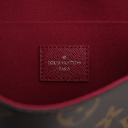Louis Vuitton Monogram Pochette Felicie Chain Wallet Fuchsia 7 of 14
