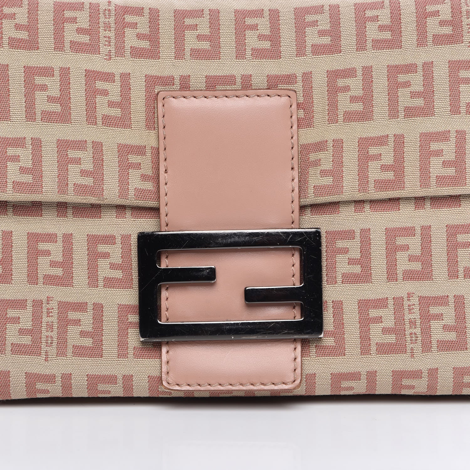 Fendi Zucchino Baguette Pink 8 of 8