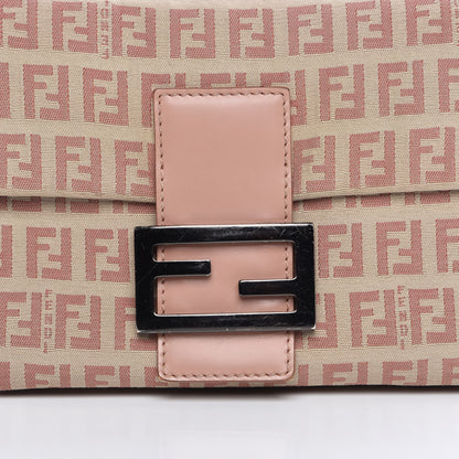 Fendi Zucchino Baguette Pink 8 of 8