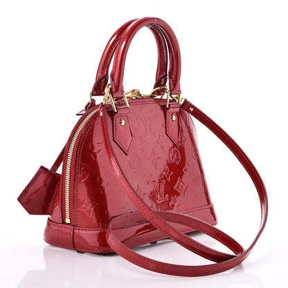 Louis Vuitton Vernis Alma BB Pomme D'Amour 3 of 7
