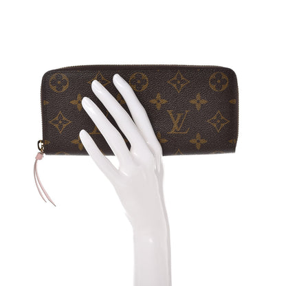 Louis Vuitton Monogram Clemence Wallet Rose Ballerine 2 of 7