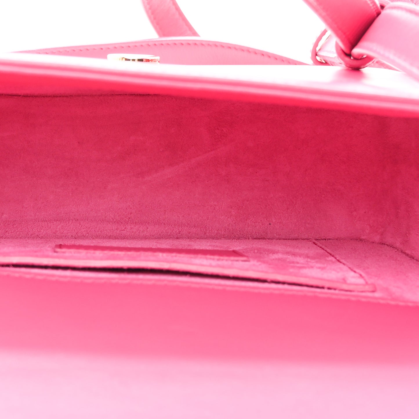 Smooth Calfskin Small Classic Monogram Universite Bag Fuchsia