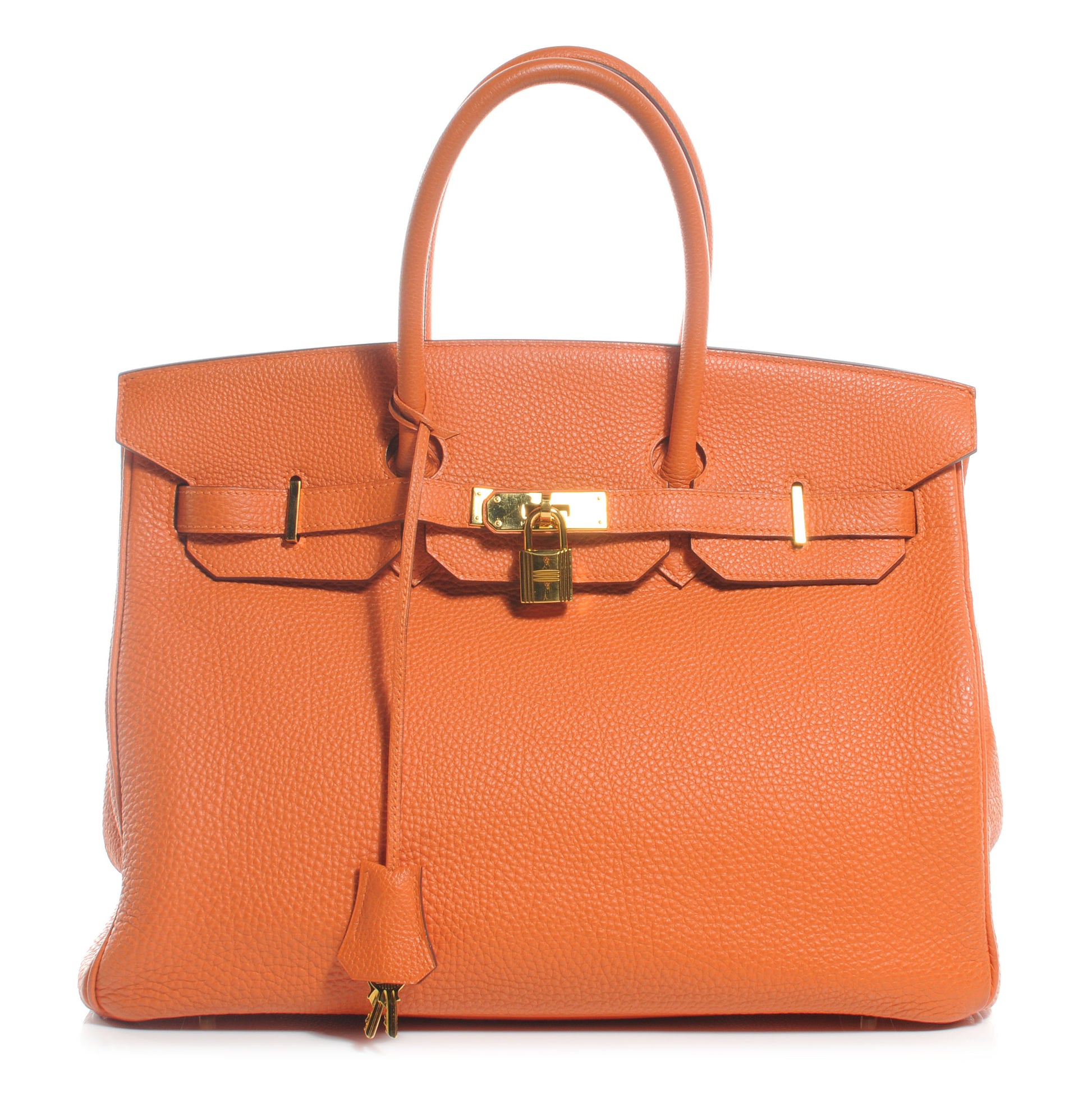 Hermes Togo Birkin 35 Orange 1 of 9