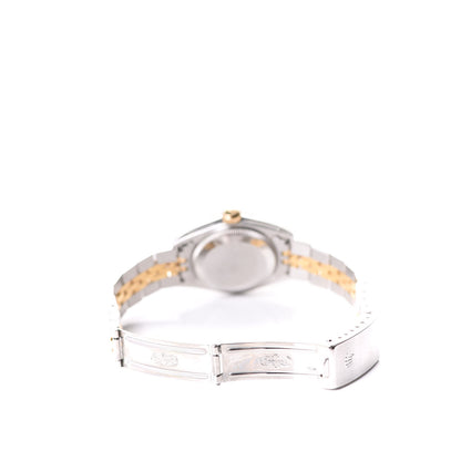 Rolex Stainless Steel 18K Yellow Gold Diamond 26mm Oyster Perpetual Datejust Watch Champagne 69173 5 of 6