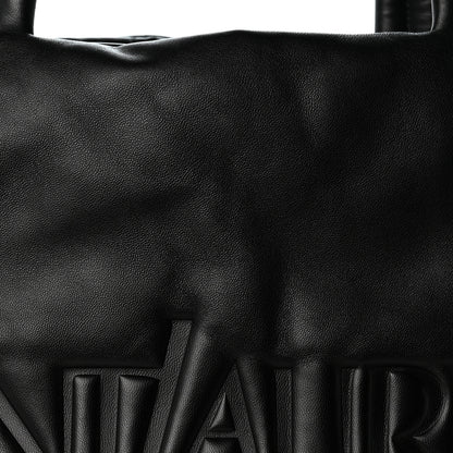 Saint Laurent Lambskin Wide Puffer Tote Black 8 of 10