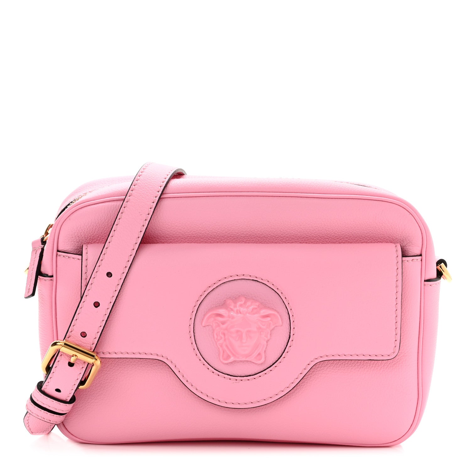Versace Grained Calfskin Medusa Camera Bag Pink 1 of 9