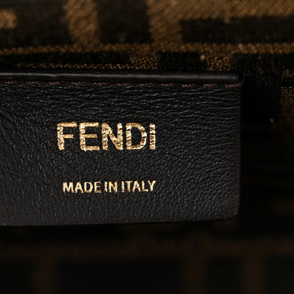 Fendi Shiny Nappa Snakeskin Small Fendi First White Roccia 6 of 10