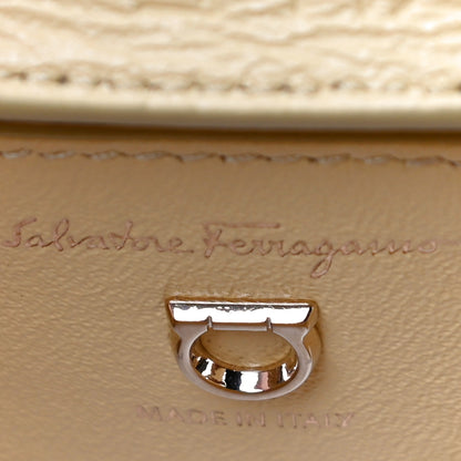 Salvatore Ferragamo Smooth Calfskin Mini Boxyz Light Yellow 7 of 12