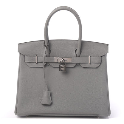 Hermes Togo Birkin 30 Gris Mouette 1 of 11