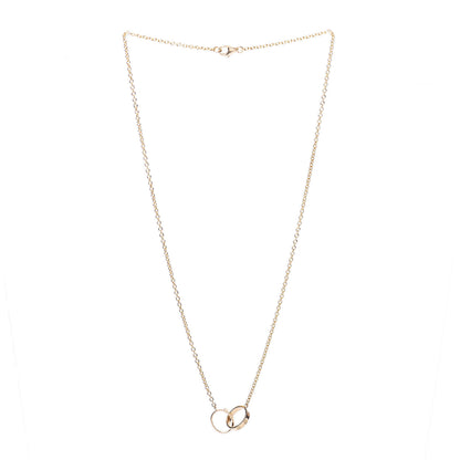 Cartier 18K Yellow Gold Interlocking LOVE Necklace 3 of 6