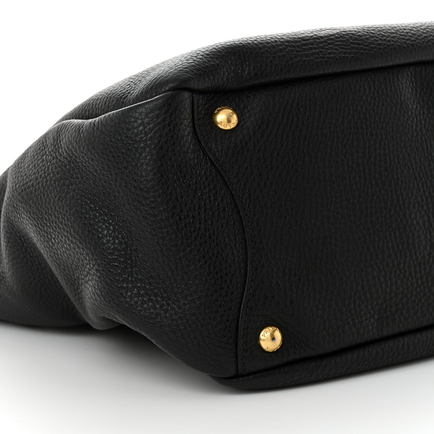 Vitello Daino Side Pocket Hobo Black