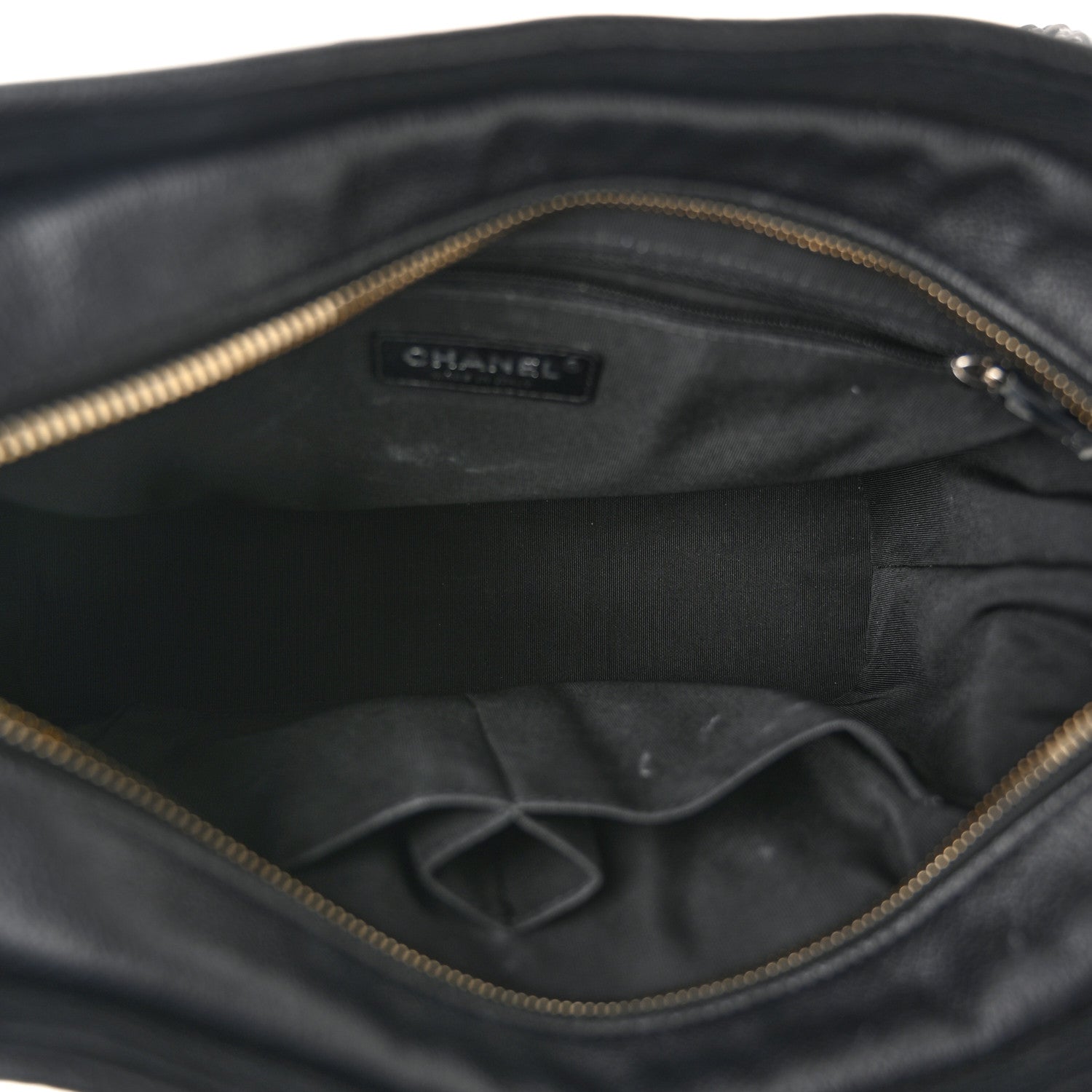 Chanel Patent Goatskin Quilted Medium Gabrielle Hobo Black 5 of 10