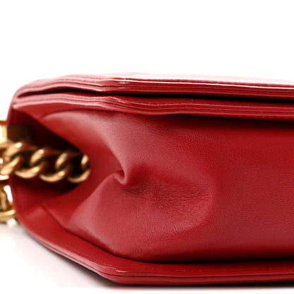 Chanel Calfskin Quilted Medium Boy Flap Red 9 of 13