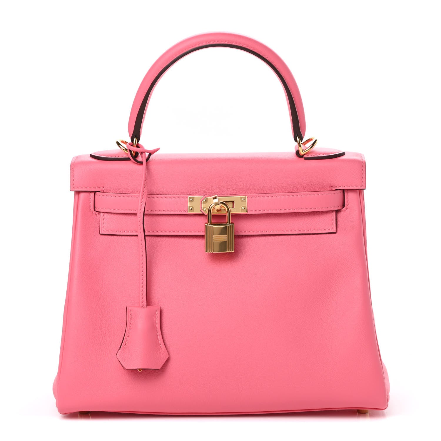 Hermes Swift Kelly Retourne 25 Rose Azalee 1 of 11