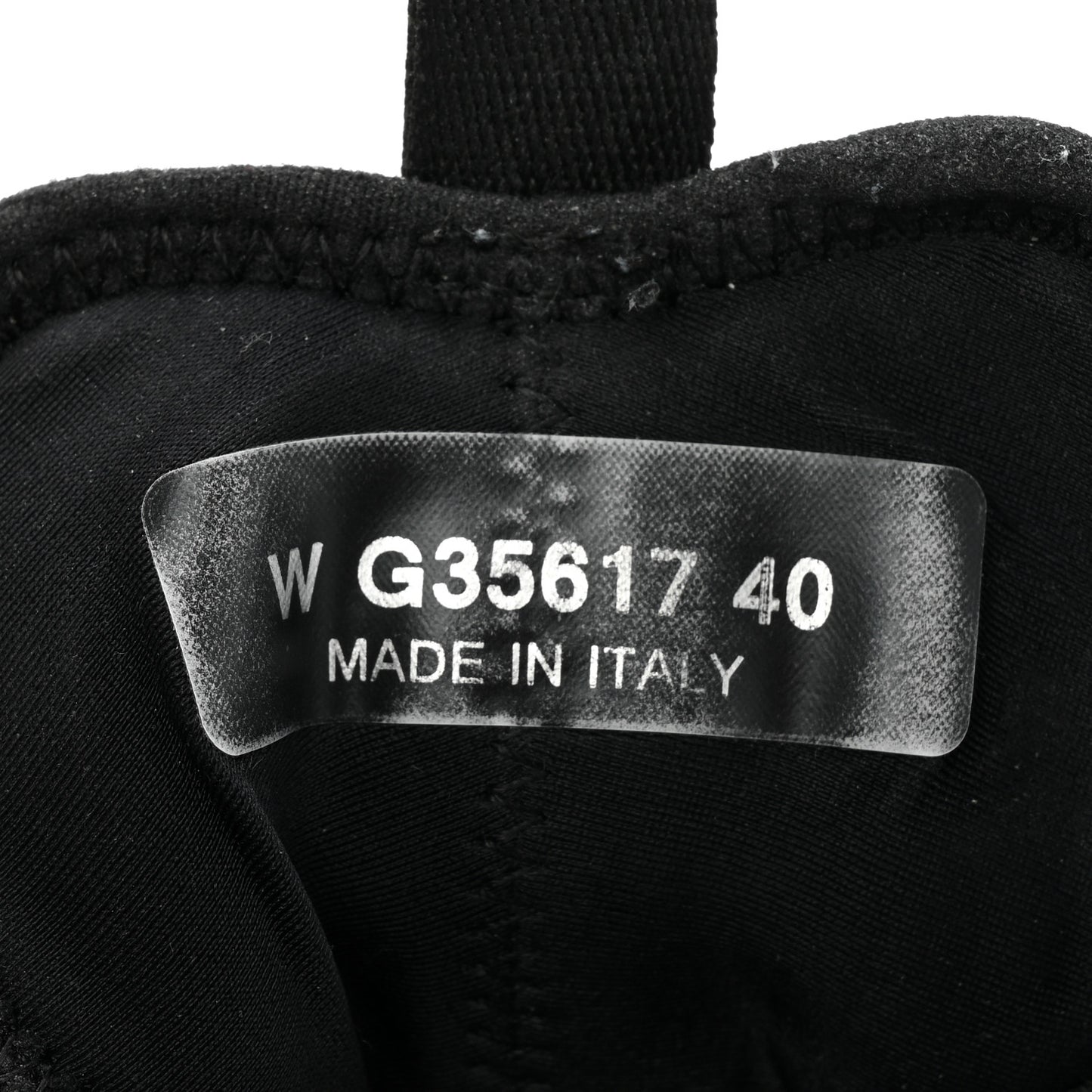 Velvet Calfskin Mixed Fibers CC Sneakers 40 Black
