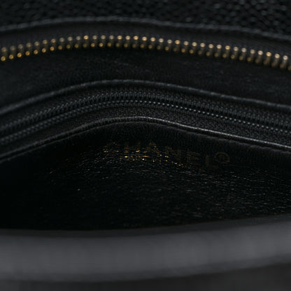 Chanel Caviar Quilted Medallion Tote Black 6 of 10