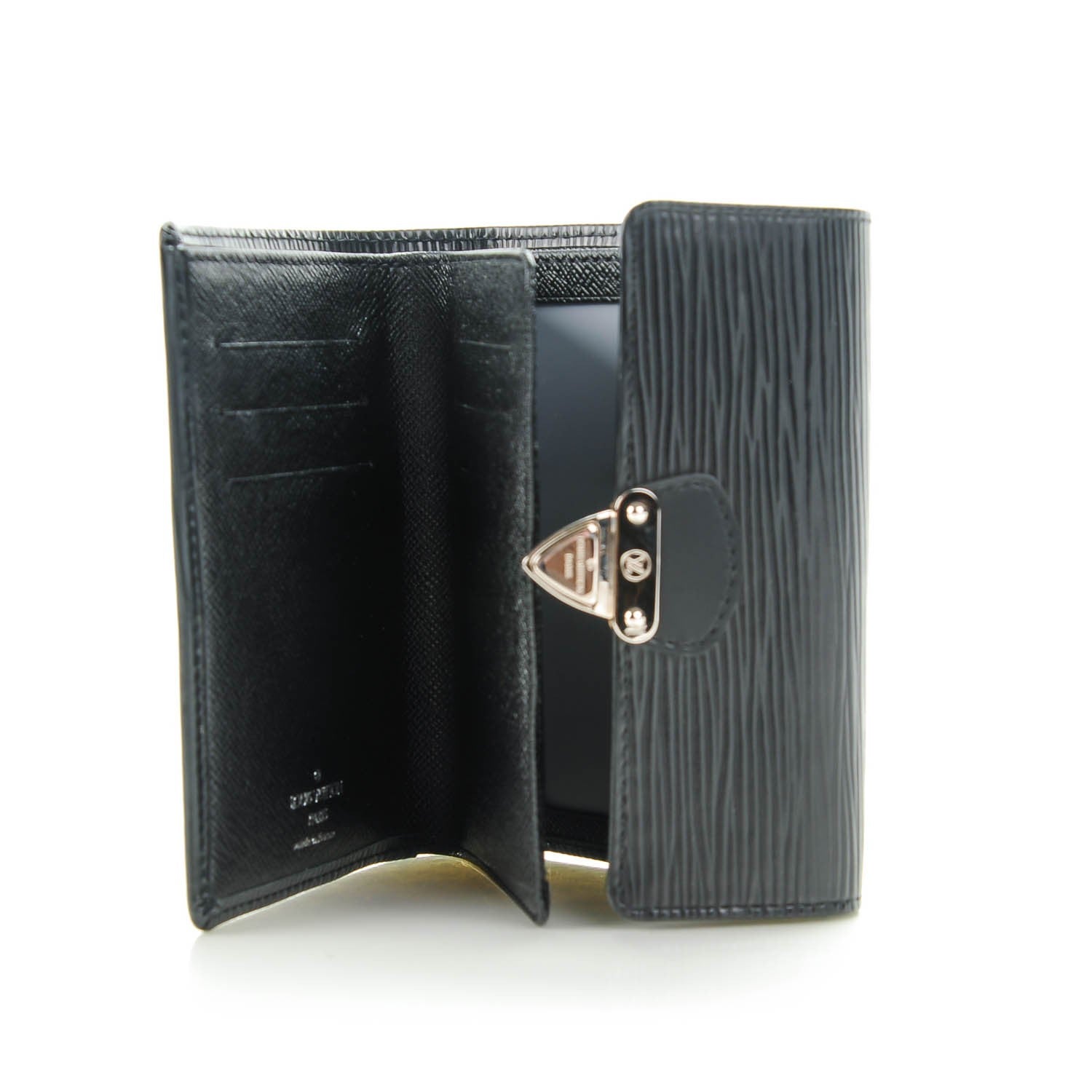 Louis Vuitton Epi Joey Wallet Black 5 of 7